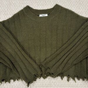Double Zero Olive Knit Women's Sweater